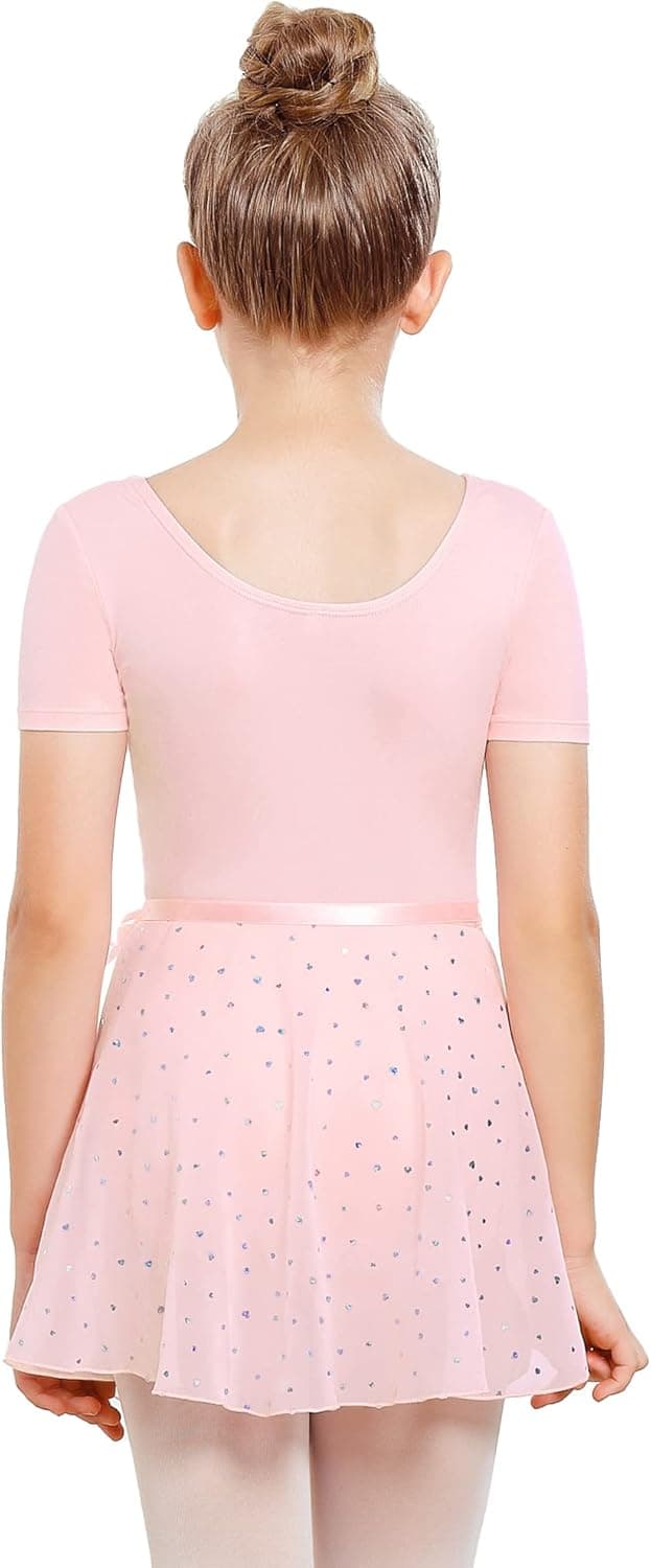 Detalle 2 de Stelle Ballet Leotards for Girls Toddler Dance Dress Outfit Set (Leotard, Tights & Removable Skirt)