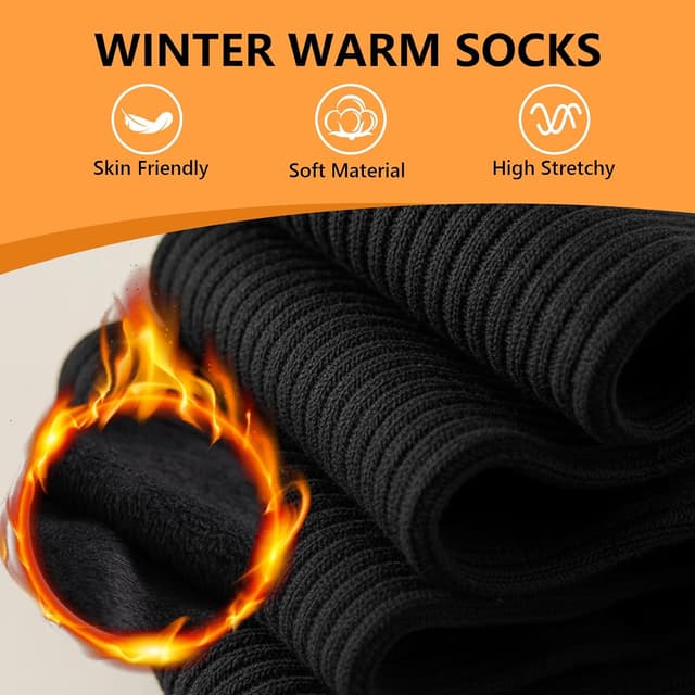 Thumbnail 1 de Yinqier Mens Thermal Socks 6 pairs — hiking socks