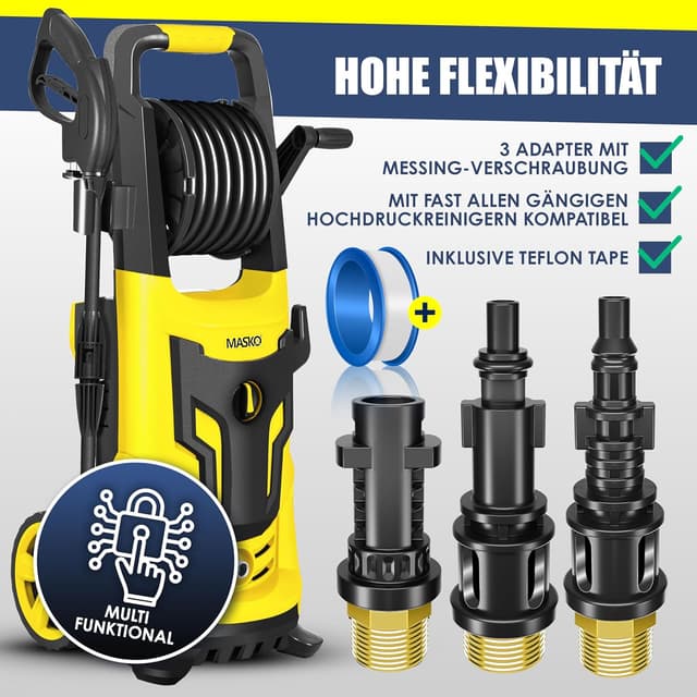 Thumbnail 2 de MASKO Rohrreinigungsschlauch Set 15m 200 bar