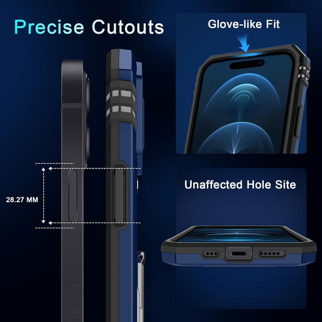 Detalle 2 de DEERLAMN iPhone 15 case 2-pack