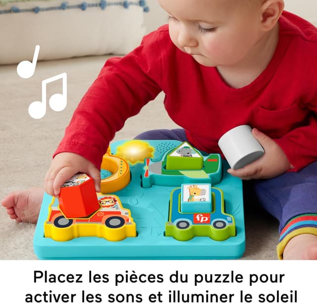 Thumbnail 2 de Fisher-Price HRP31 Puzzle Véhicules Animaux