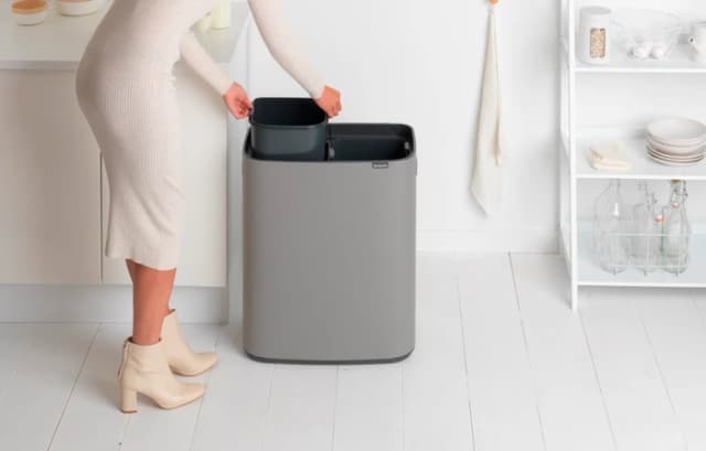 Thumbnail 17 de Brabantia Bo Touch Bin 2 x 30 Liter Mineralbeton-Grau