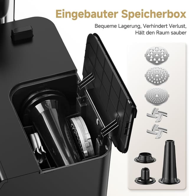 Thumbnail 5 de AAOBOSI Fleischwolf Elektrisch 3000W max