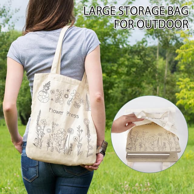 Thumbnail 4 de Sanlebi Large Flower Press 30x21cm kit 🌼