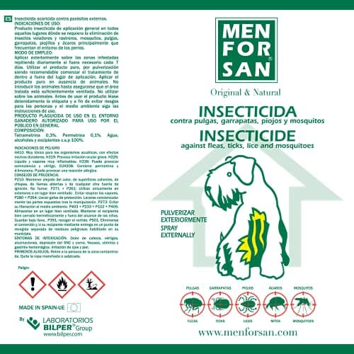 Detalle 2 de MENFORSAN Insecticida entorno perros 750 ml