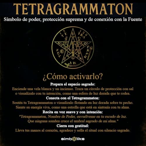 Thumbnail 2 de Simboliks Tetragrammaton pulsera protección