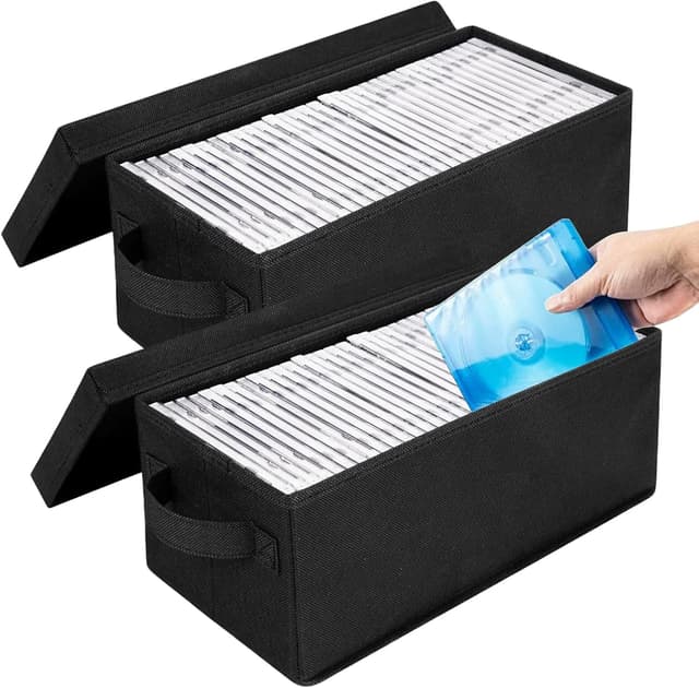 Imagen de Aolawco DVD storage box 40 x 20 x 15 cm 📀 en OfertitasTOP