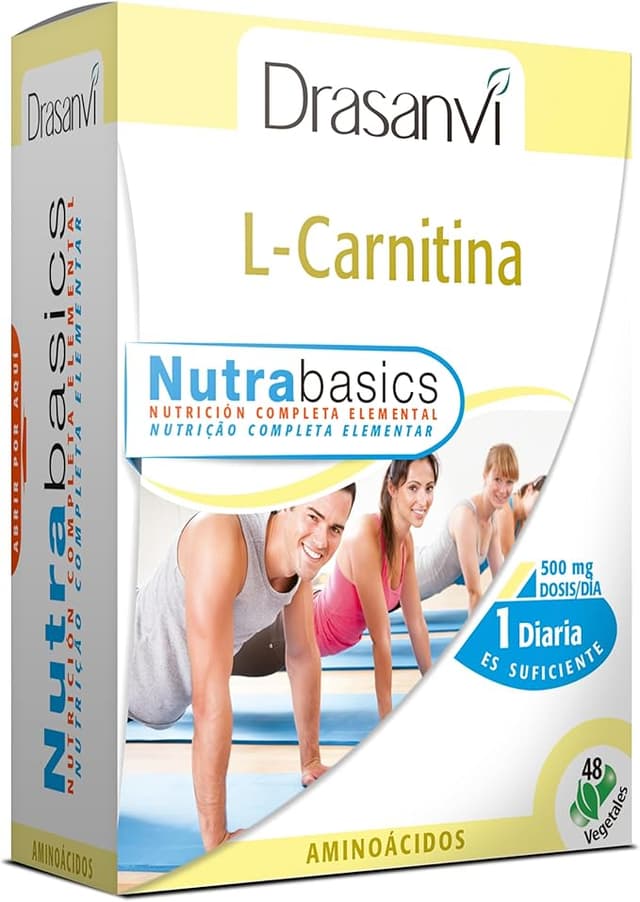 Imagen de DRASANVI NUTRABASICS L-CARNITINA 💊 | Metabolismo y VEGANO en OfertitasTOP