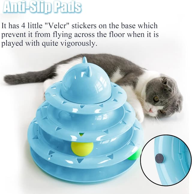 Thumbnail 1 de 17 Pack Cat Toys Interactive 3-Level Roller