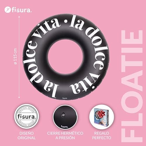 Thumbnail 1 de Fisura La Dolce Vita 120 cm flotador negro 🏊