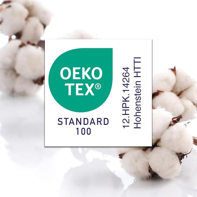 Detalle 2 de Spannbettlaken für Baby- und Kinderbett aus 100% Jersey-Baumwolle (OEKO‑TEX Standard 100) – hellblau, 60x120/70x140 cm