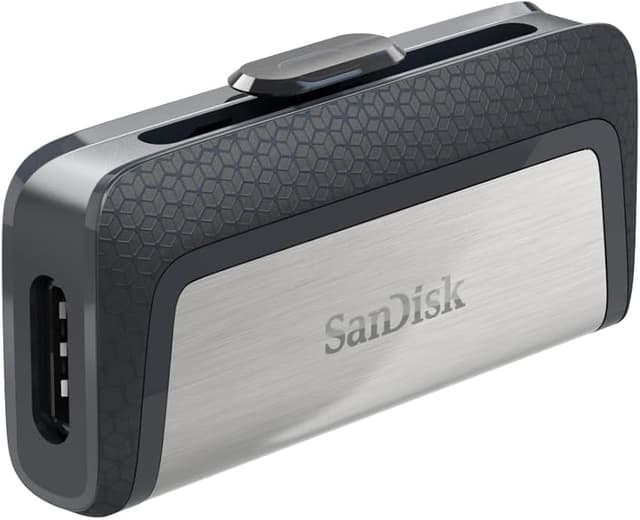 Detalle de SanDisk Ultra Dual Drive Memoria flash 256 GB — USB 3.1, 150 MB/s