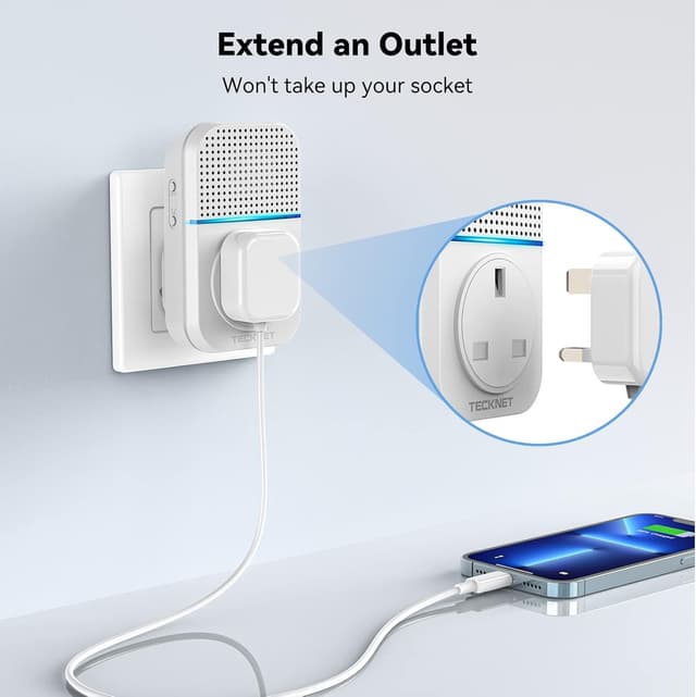 Thumbnail 1 de TECKNET Self-Powered Doorbell 1300 ft 🔔