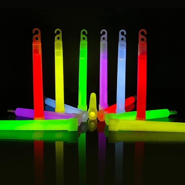 Detalle de Besto 6-inch Glow Sticks (32 Pack) – Ultra Bright Neon UV Glow Sticks for Parties, Festivals & Camping