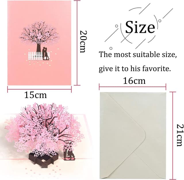 Thumbnail 2 de Vicloon Carte 3D 3D Pop-Up pour vœux