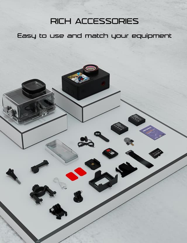 Thumbnail 6 de Apexcam X80Pro 4K60FPS Action Cam