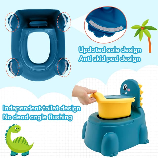 Detalle 2 de Kindertopf Dinosaurier Tragbar ab 1 Jahr 🚽