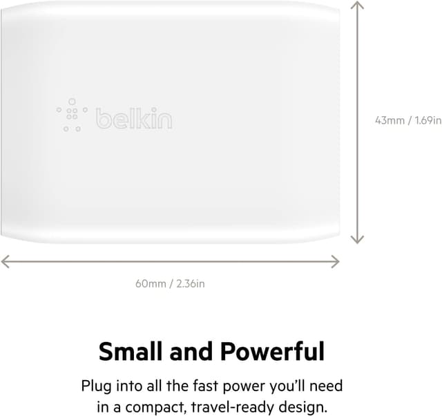Thumbnail 6 de Belkin USB‑C Charger Block 30W fast charging