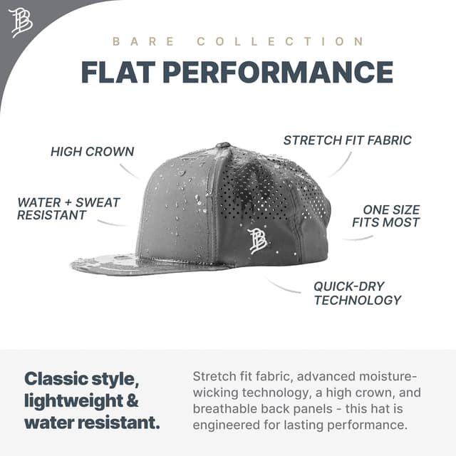 Detalle 2 de Officially Licensed NCAA Tennessee Flat Performance Team Logo Cap (PVC) with Laser-Perforated Vent Panels