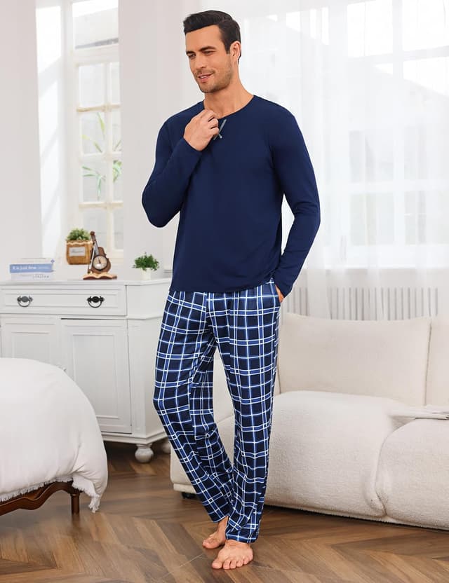 Thumbnail 2 de Demegimi Pijama Hombre Invierno Manga Larga