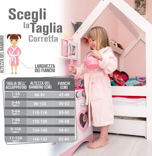 Thumbnail 4 de Twinzen Accappatoio Unicorno 7-8 anni