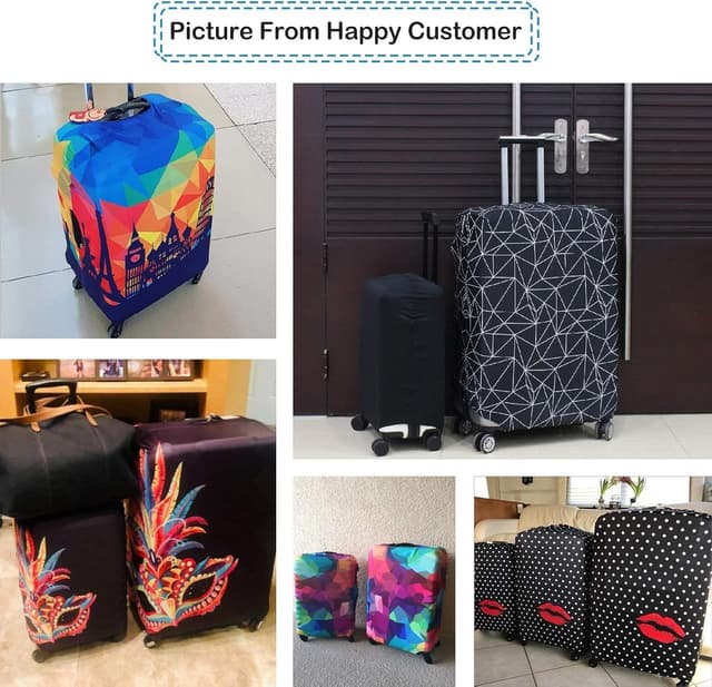 Thumbnail 6 de Explore Land Travel Luggage Cover (Suitcase Protector) for 18–32 inch cases