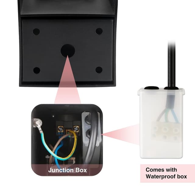 Detalle de Gartensteckdosensäule 2 Steckdosen 3680 W