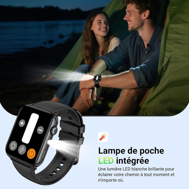 Detalle 2 de Montre connectée 1,91 pouces avec appels Bluetooth