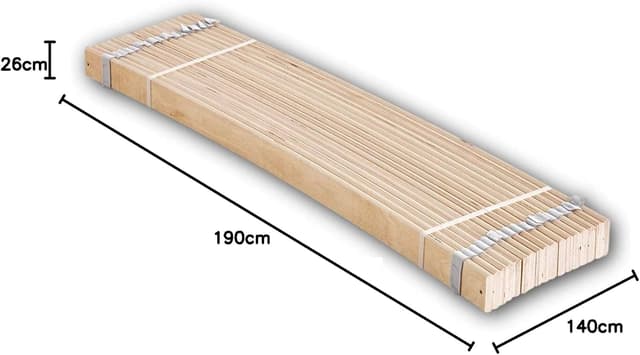 Imagen de TEENO Sommier 140x190CM Lattes 26 pcs en OfertitasTOP