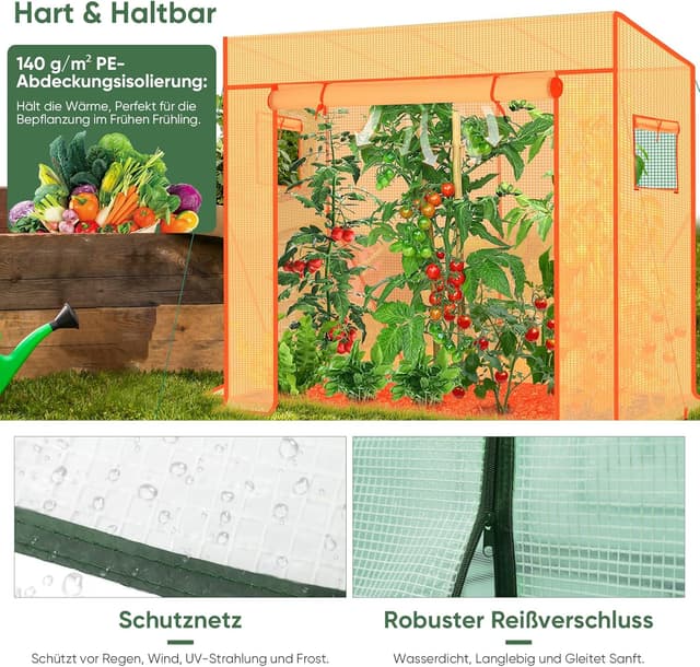 Thumbnail 3 de Sekey Gewächshaus 200x170x77 cm