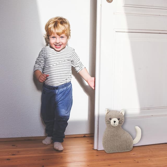 Detalle de Butée de porte en tissu Relaxdays, 25,5 cm