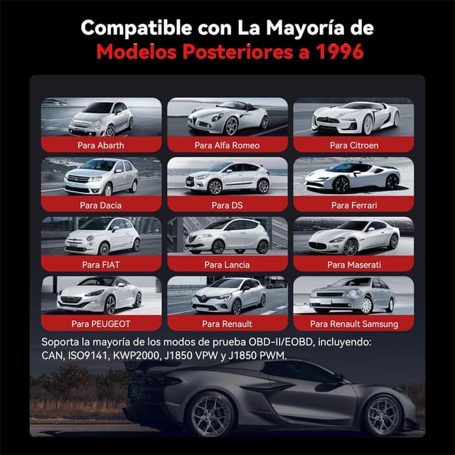 Thumbnail 6 de iCarsoft FR V2.0 OBD2 diagnóstico multimarca para Renault y más