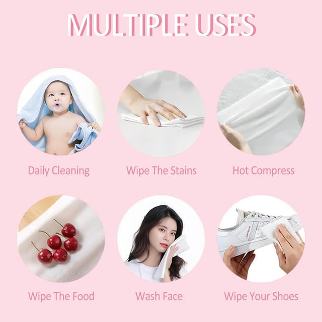 Thumbnail 6 de flintronic Toallitas Comprimidas 120 limpieza portátil