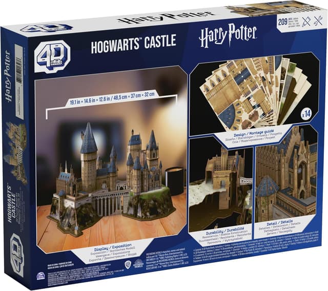 Thumbnail 9 de 4D Build Puzzle 3D Harry Potter Hogwarts 🏰 Juego de Construcción