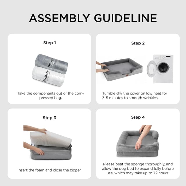 Thumbnail 6 de Bedsure Sofá Perro Ortopédico Grande L