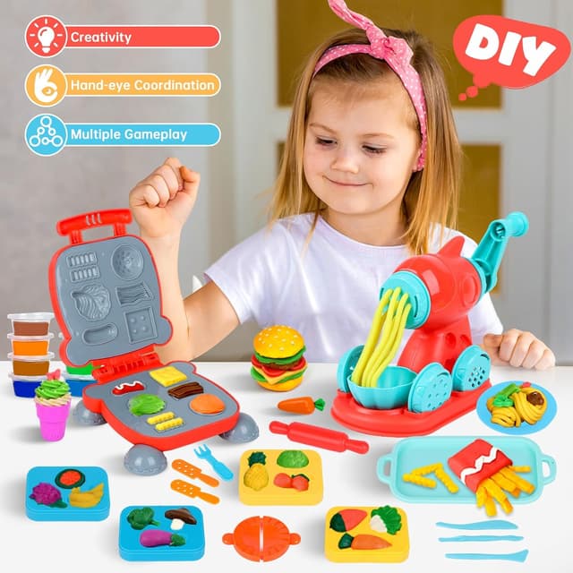 Detalle de Jovicos Dough Tools 51-piece set for kids