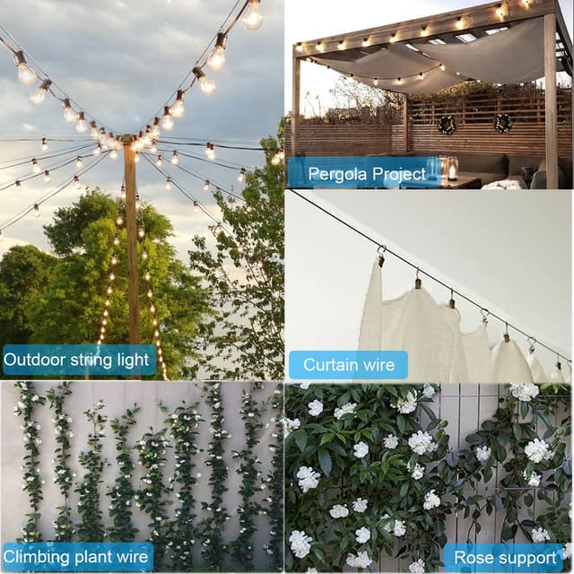 Thumbnail 6 de AMLOOPH 30M Garden Wire for Climbing Plants