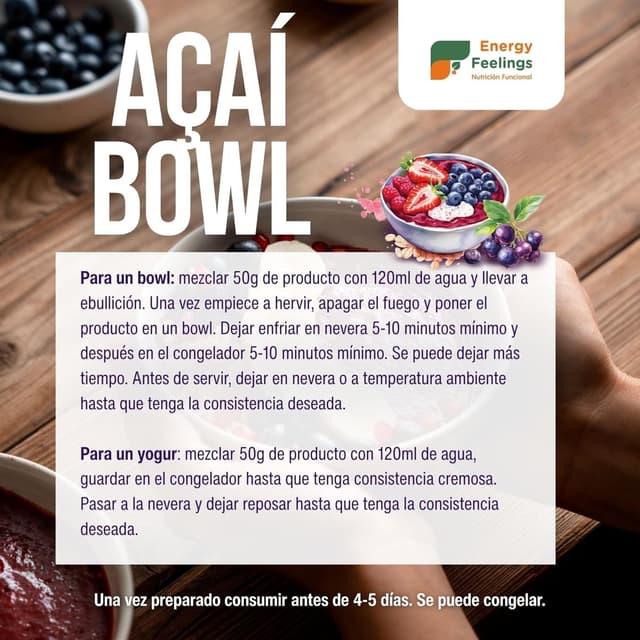 Thumbnail 6 de Energy Feelings Mix Açaí 500g 🍧