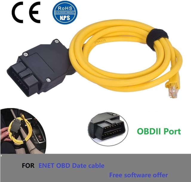 Thumbnail 2 de AntiBreak BMW ENET OBDII cable 2M for ESYS