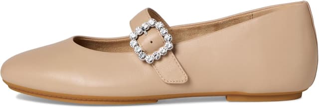 Detalle 2 de Fitflop Mary Jane women’s ballerina shoes in black