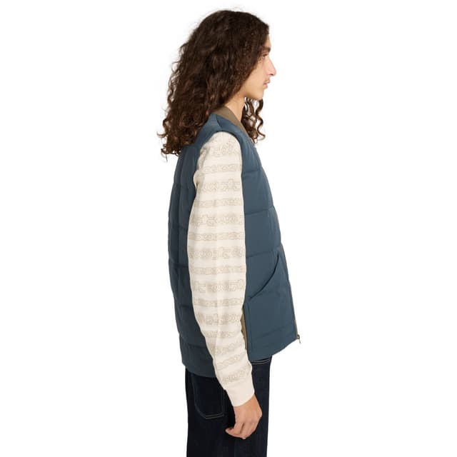 Detalle de Element Union Quilted Chaleco en quilt de hombre