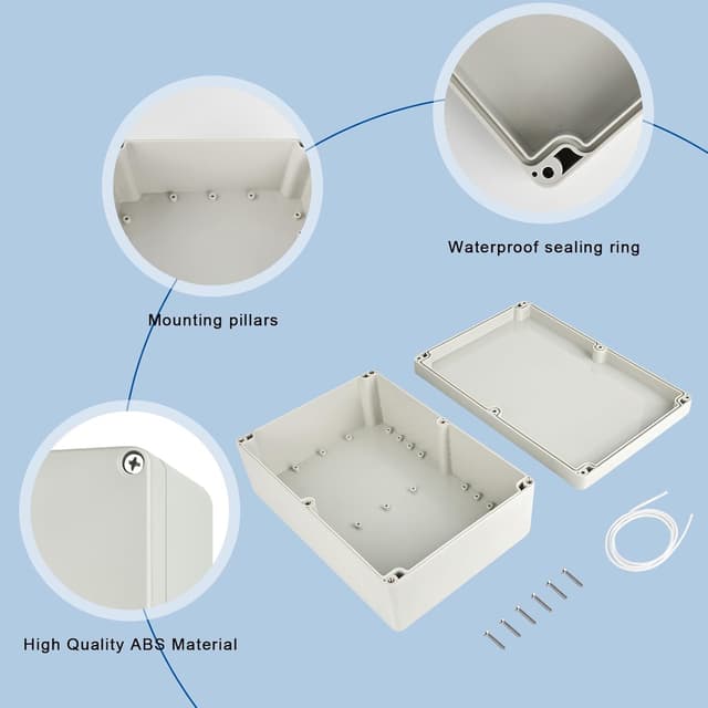 Detalle 2 de YYTECH Anschlussdose IP65 26,5 × 18,5 × 9,5 cm