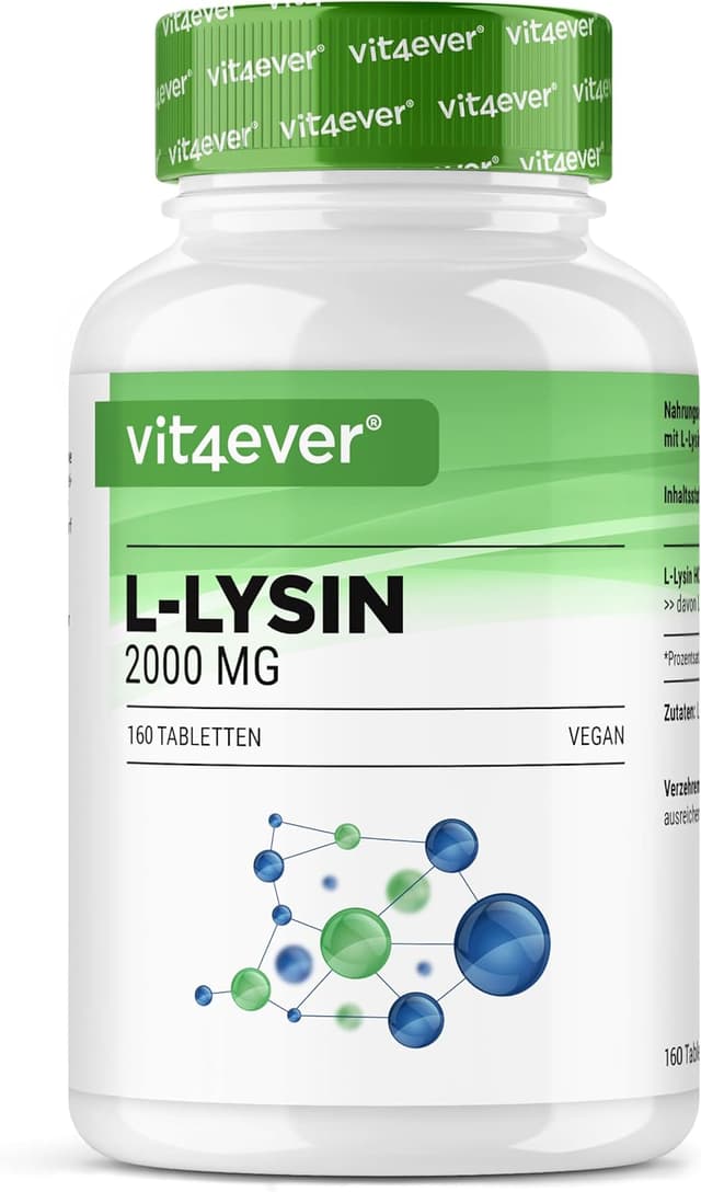 Detalle de L-Lysine 2000-160 comprimés – 1000 mg par comprimé