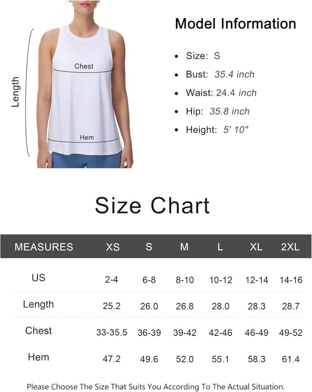 Thumbnail 6 de THE GYM PEOPLE Débardeur de course à pied sans manches pour femme