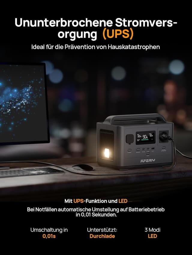 Thumbnail 2 de AFERIY AF-P040 Powerstation 256Wh đ