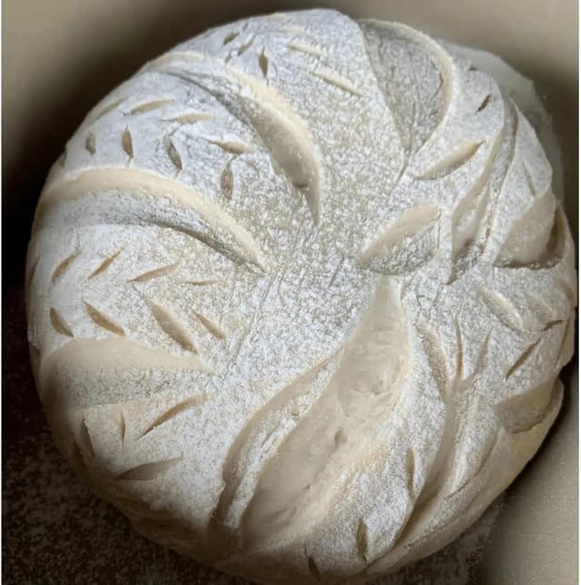 Detalle de Wundermix WunderStyler® Compact – Bäckermesser und Teigmesser aus Holz zum Einschneiden von Brot & Baguette