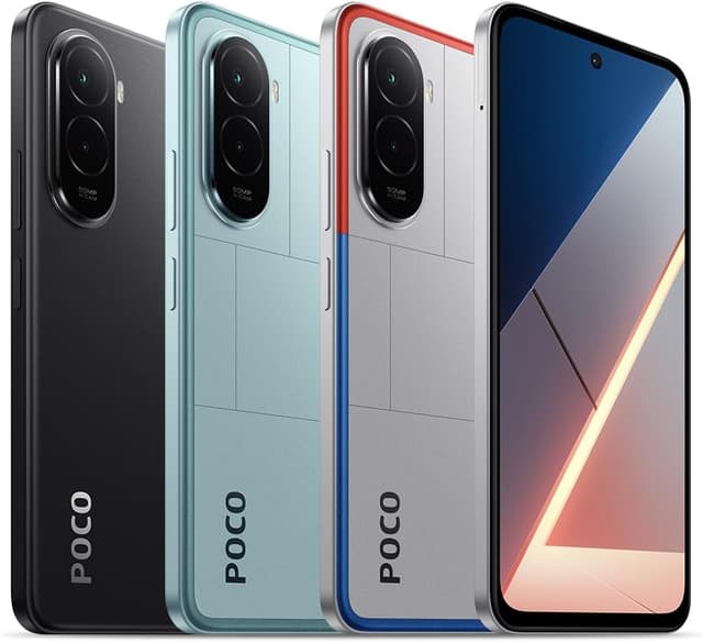 Detalle de XIAOMI POCO M7 (8+256GB) – 6,9" FHD+ Display mit 144Hz, Snapdragon 685 und 7000mAh Akku in Silber