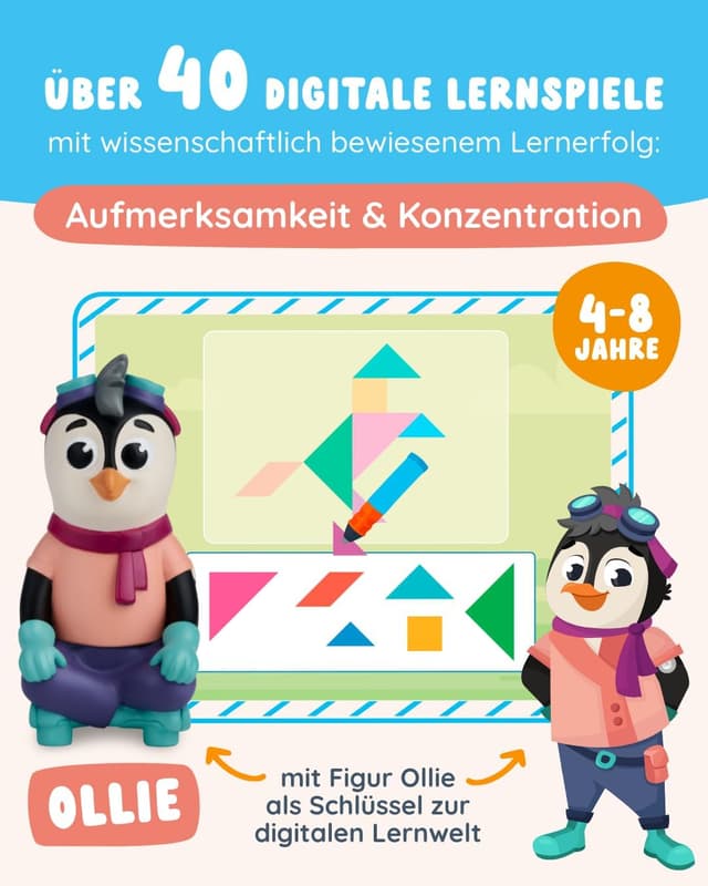 Detalle 2 de Edurino Figur Ollie Aufmerksamkeit & Konzentration ab 4 Jahren