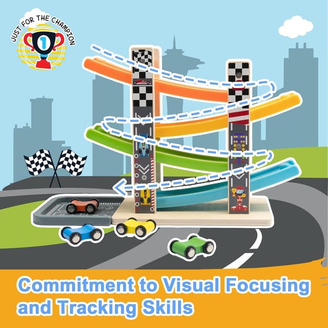 Thumbnail 3 de Wood City Set wooden track Ages 1-3