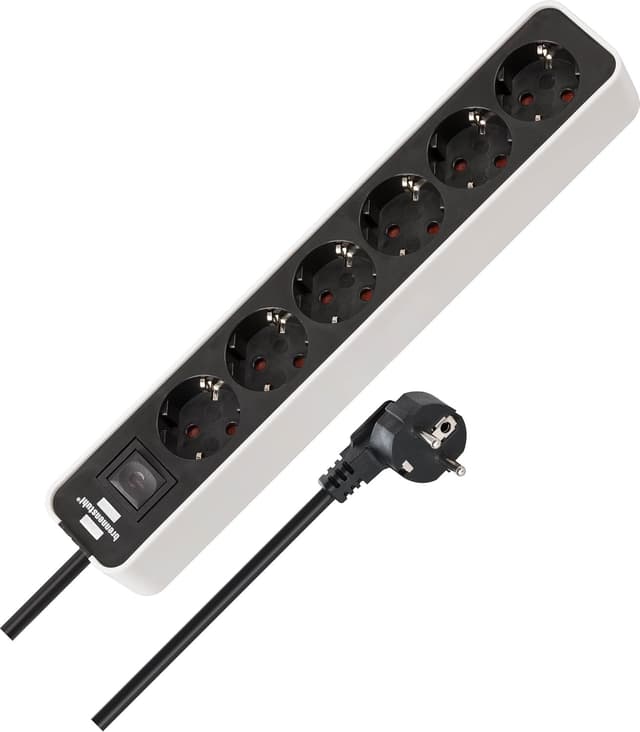 Detalle 2 de Brennenstuhl Ecolor regleta 4 tomas, 1,5 m 🪫